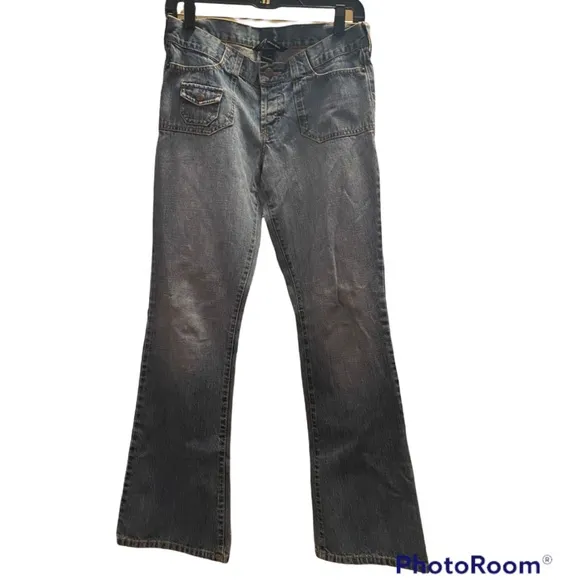 Y2K VINTAGE A&amp;F BOHO LOW RISE BLUE JEANS BOYFRIEND PARISIAN SEXY ⭐️⭐️⭐️⭐⭐️