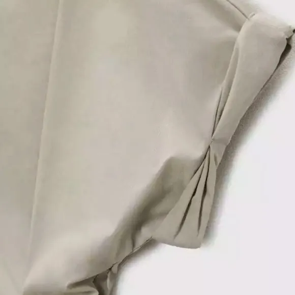 ZARA ASYMMETRIC PLEATED MINI DRESS