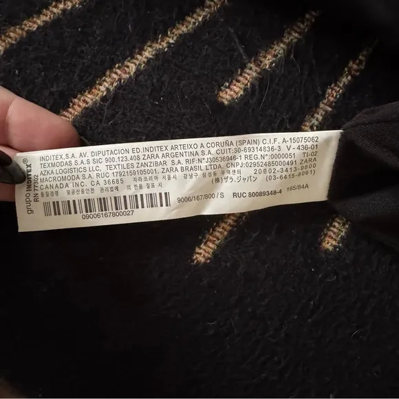 Zara Black Mini Dress Classic